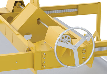 Steel Horizontal Sheet Lifter 10,000 Lb. Capacity Yellow